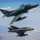 Illustration for article titled Draken's A-4K Skyhawks Provide Private Aggressor Duties At Nellis Air Force Base